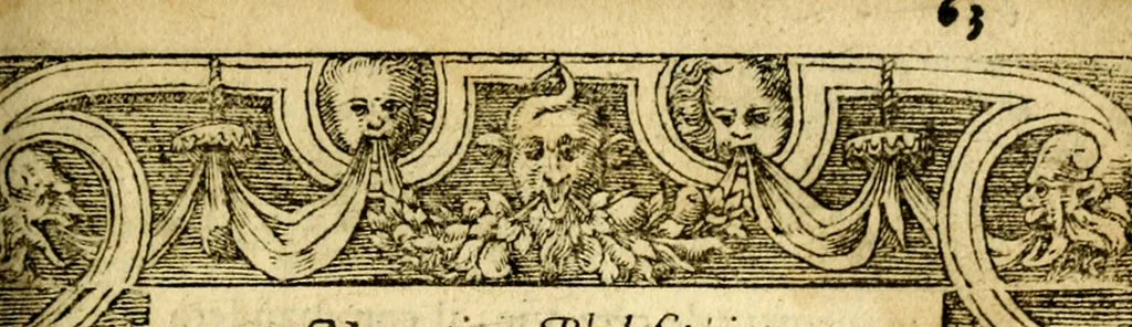 An illustration from Le pegme de Pierre Covstav, 1560, leaf 64