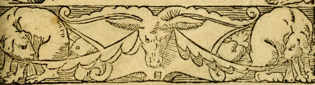 An illustration from Le pegme de Pierre Covstav, 1560, leaf 70