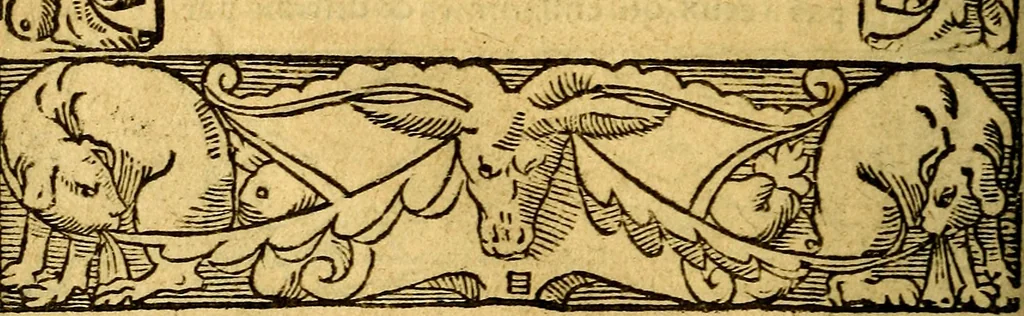 An illustration from Le pegme de Pierre Covstav, 1560, leaf 71