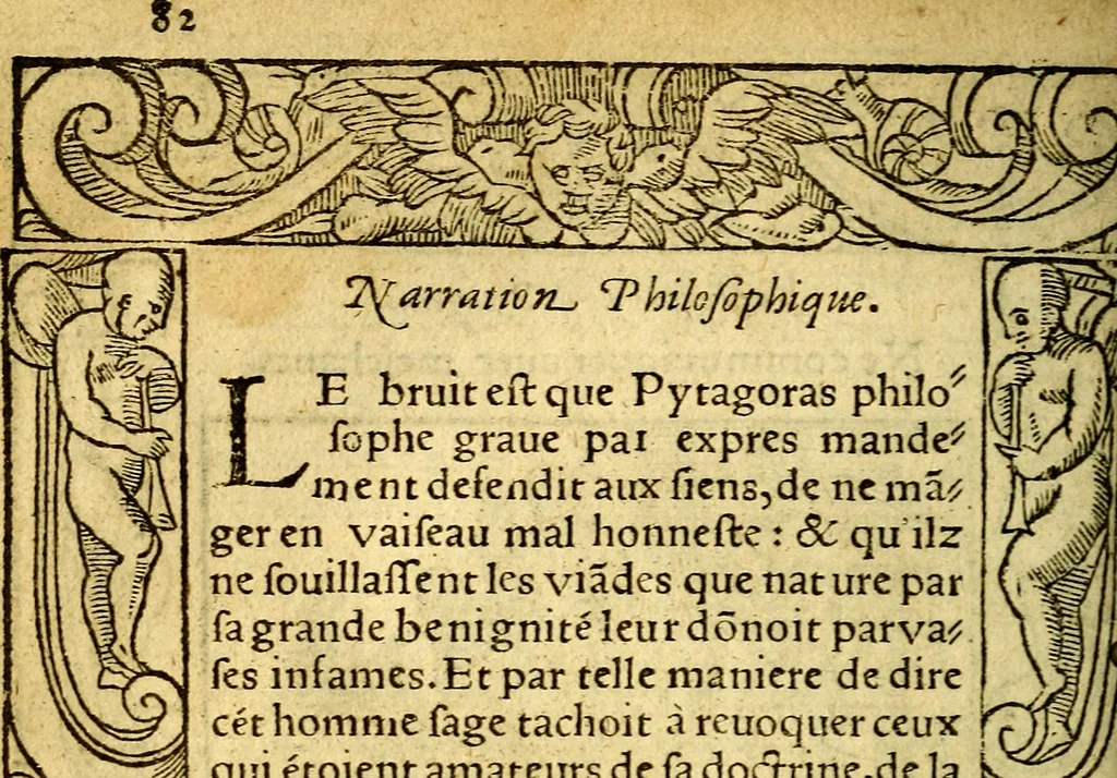 An illustration from Le pegme de Pierre Covstav, 1560, leaf 83