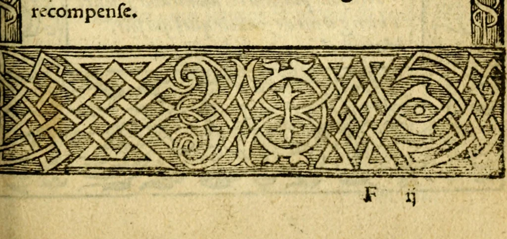 An illustration from Le pegme de Pierre Covstav, 1560, leaf 84