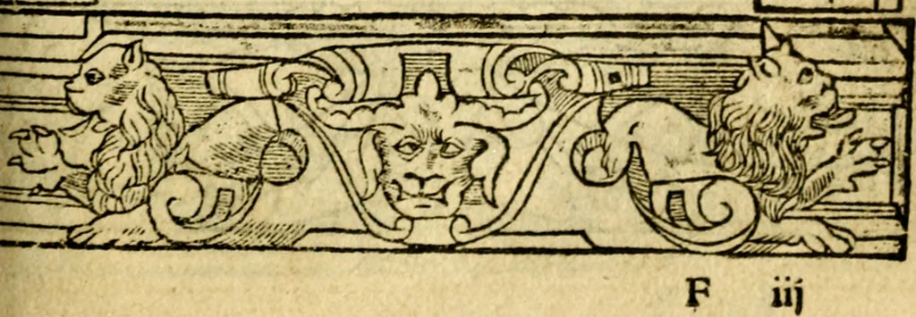 An illustration from Le pegme de Pierre Covstav, 1560, leaf 86