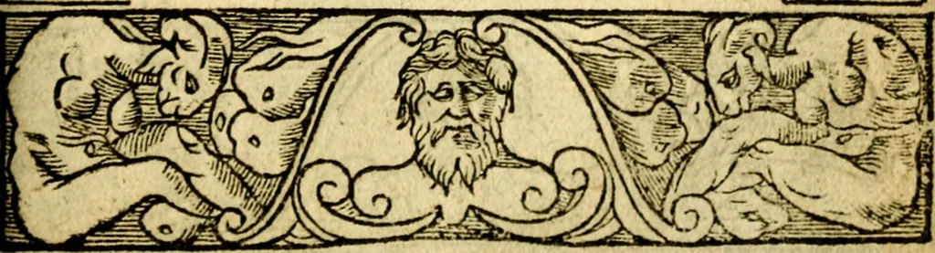 An illustration from Le pegme de Pierre Covstav, 1560, leaf 90