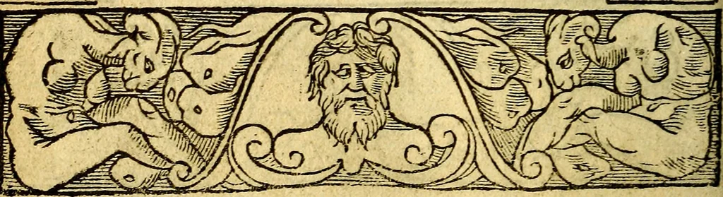 An illustration from Le pegme de Pierre Covstav, 1560, leaf 91