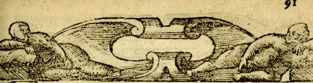 An illustration from Le pegme de Pierre Covstav, 1560, leaf 92