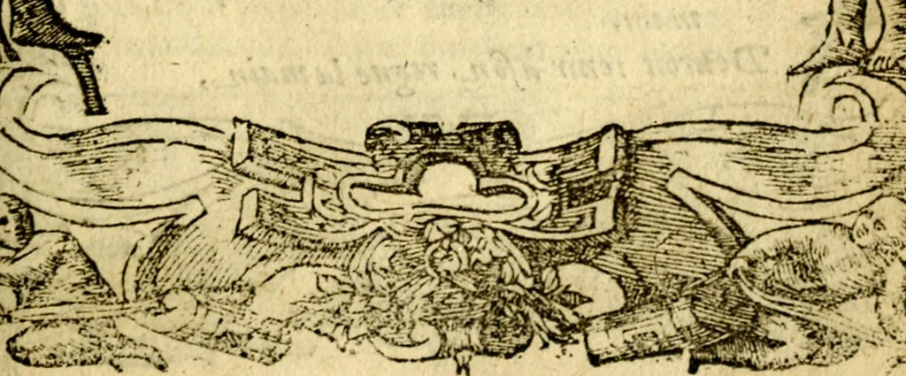 An illustration from Le pegme de Pierre Covstav, 1560, leaf 92