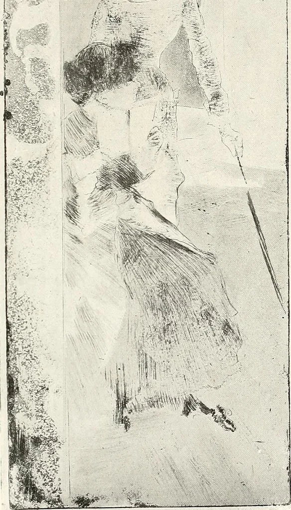 An illustration from Le peintre-graveur illustré : (xix et xx siècles), 1906, leaf 54
