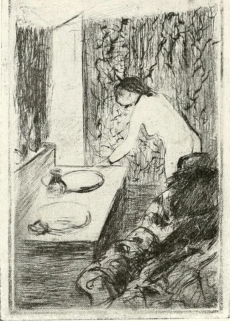 An illustration from Le peintre-graveur illustré : (xix et xx siècles), 1906, leaf 63