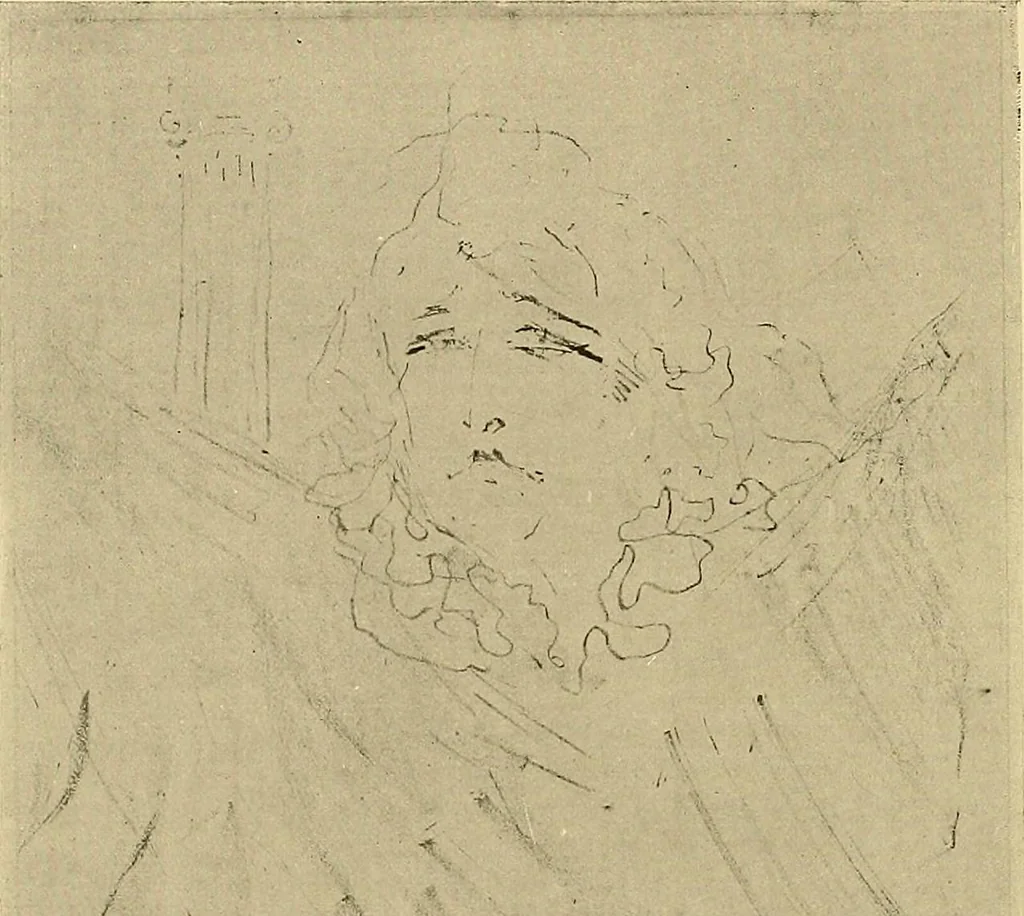 An illustration from Le peintre-graveur illustré : (xix et xx siècles), 1906, leaf 187