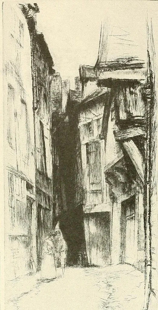 An illustration from Le peintre-graveur illustré : (xix et xx siècles), 1906, leaf 101