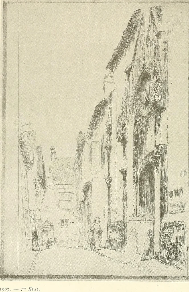 An illustration from Le peintre-graveur illustré : (xix et xx siècles), 1906, leaf 105