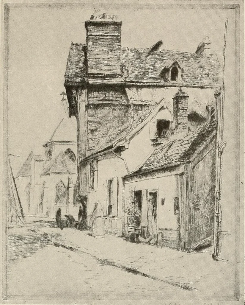 An illustration from Le peintre-graveur illustré : (xix et xx siècles), 1906, leaf 110