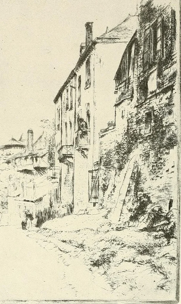 An illustration from Le peintre-graveur illustré : (xix et xx siècles), 1906, leaf 131