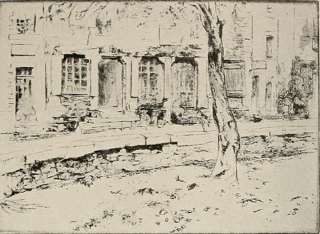 An illustration from Le peintre-graveur illustré : (xix et xx siècles), 1906, leaf 136