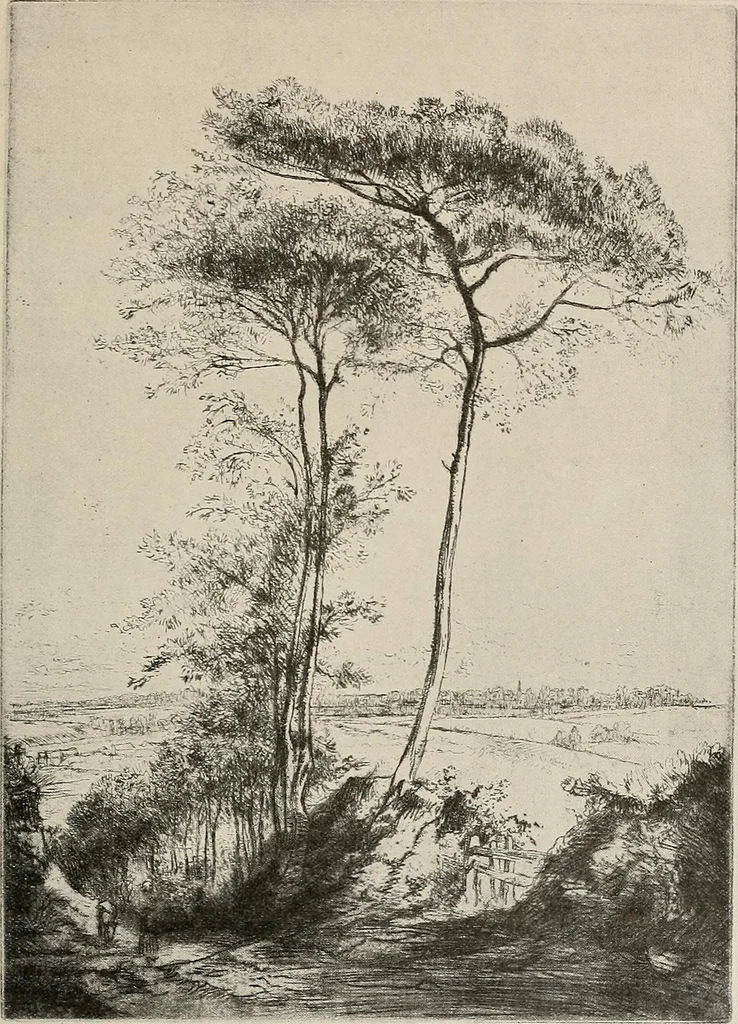 An illustration from Le peintre-graveur illustré : (xix et xx siècles), 1906, leaf 142