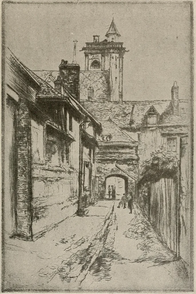 An illustration from Le peintre-graveur illustré : (xix et xx siècles), 1906, leaf 154
