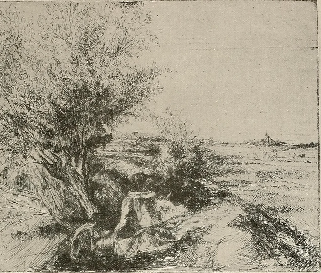 An illustration from Le peintre-graveur illustré : (xix et xx siècles), 1906, leaf 66