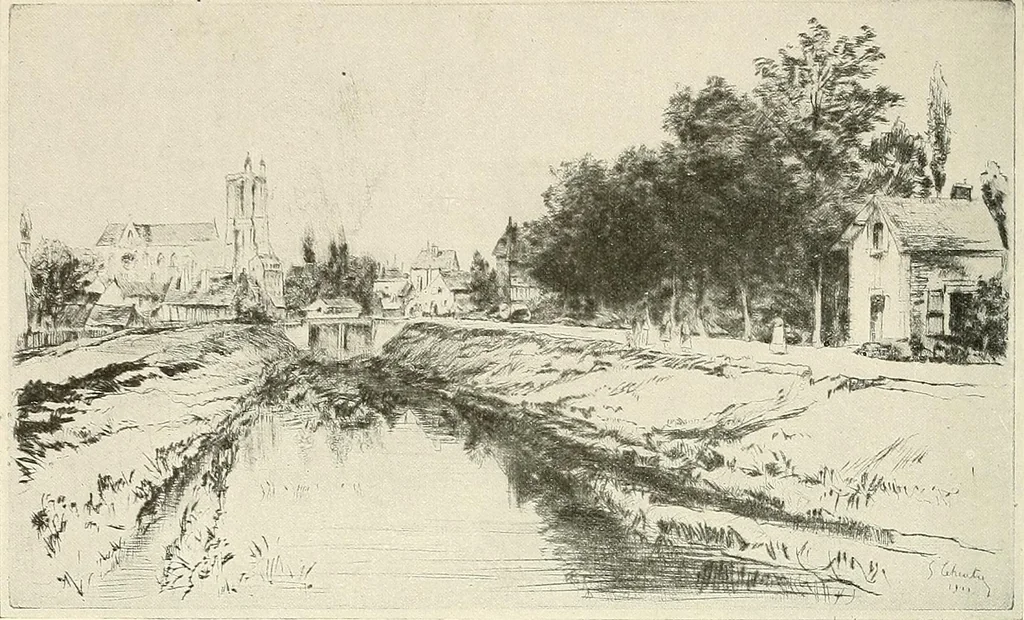 An illustration from Le peintre-graveur illustré : (xix et xx siècles), 1906, leaf 87