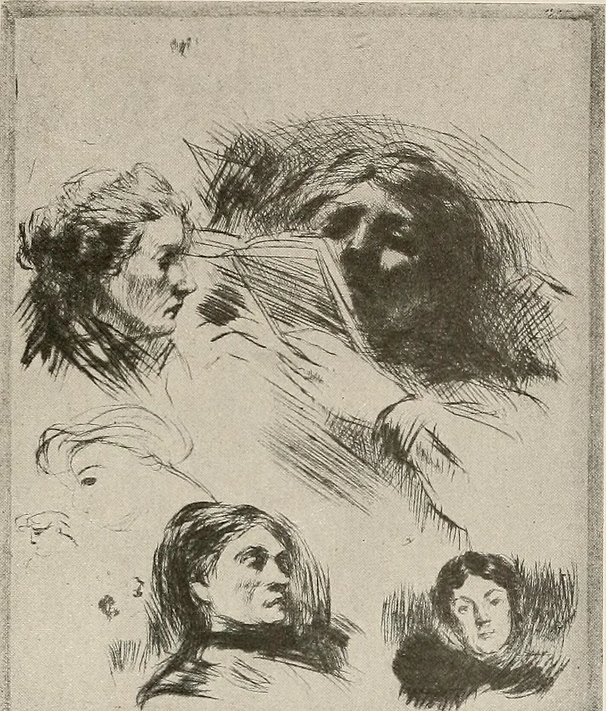 An illustration from Le peintre-graveur illustré : (xix et xx siècles), 1906, leaf 94