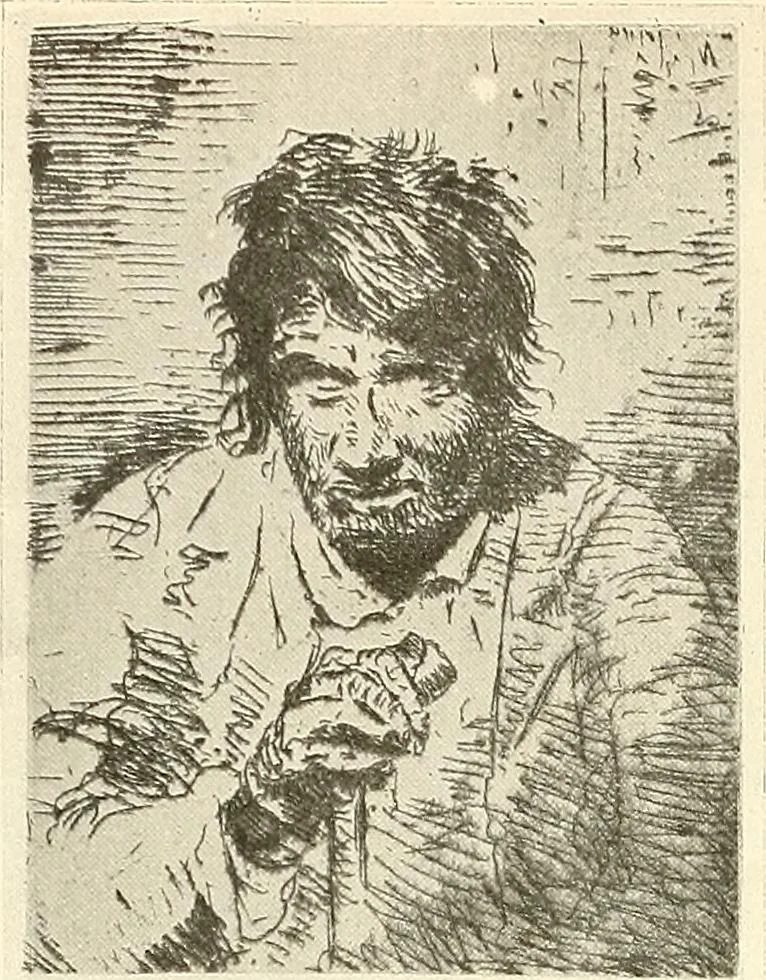 An illustration from Le peintre-graveur illustré : (xix et xx siècles), 1906, leaf 415