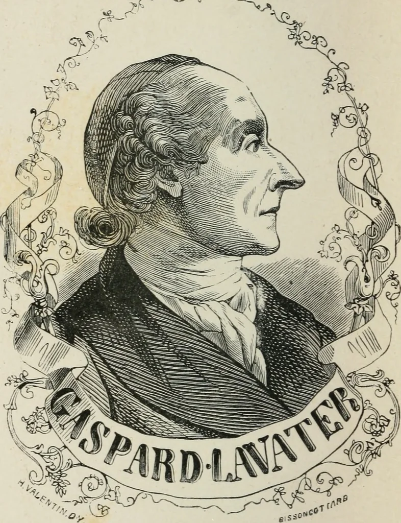 An illustration from Le petit Lavater français, ou, Les secrets de la physiognomie dévoilés, 1890, leaf 5