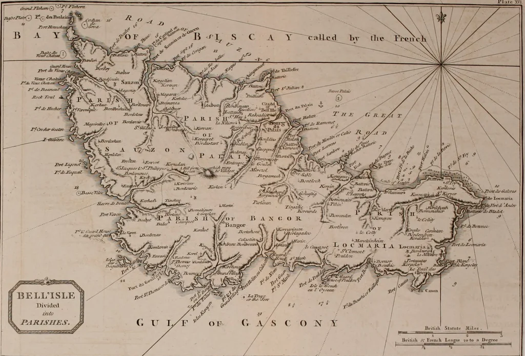 An illustration from Le Petit Neptune français; or, French coasting pilot, for the coast of Flanders, Channel, Bay of Biscay, and Mediterranean. To which is added the coast of Italy from the river Var to Orbitello; with the Gulf of Naples, and the island of Corsica, 1793, leaf 125