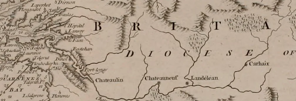 An illustration from Le Petit Neptune français; or, French coasting pilot, for the coast of Flanders, Channel, Bay of Biscay, and Mediterranean. To which is added the coast of Italy from the river Var to Orbitello; with the Gulf of Naples, and the island of Corsica, 1793, leaf 95