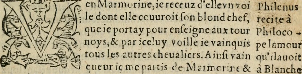 An illustration from Le philocope de messire Iean Boccace Florentin : contenant l'histoire de Fleury & Blanchefleur., 1555, leaf 278
