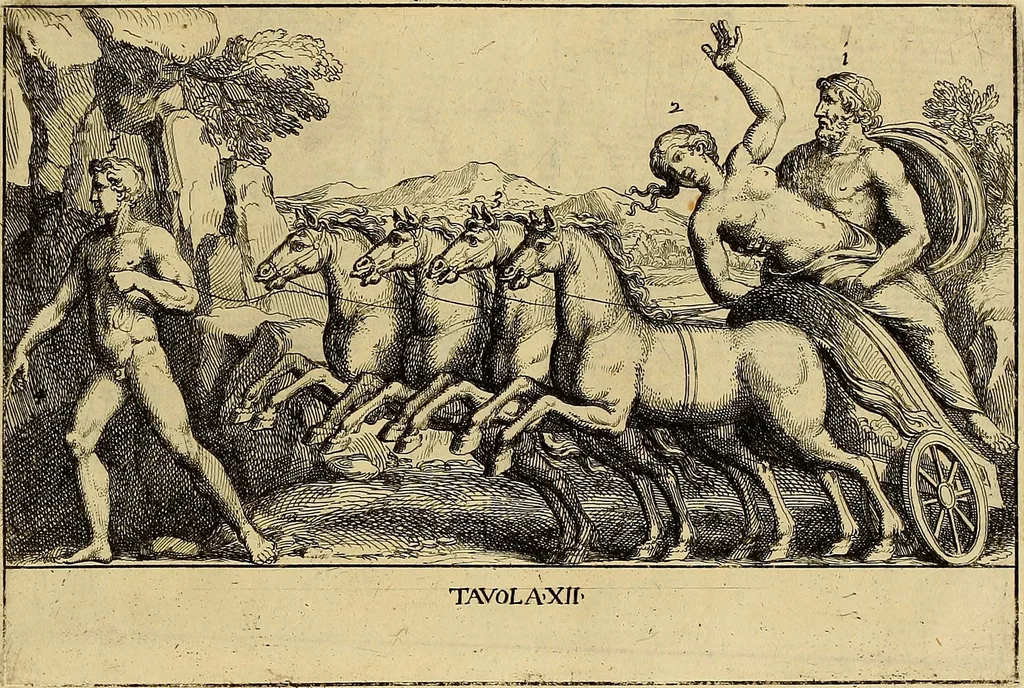 An illustration from Le pitture antiche delle grotte di Roma, e del sepolcro de' Nasonj : disegnate, & intagliate alla similitudine degli antichi originali, 1706, leaf 110