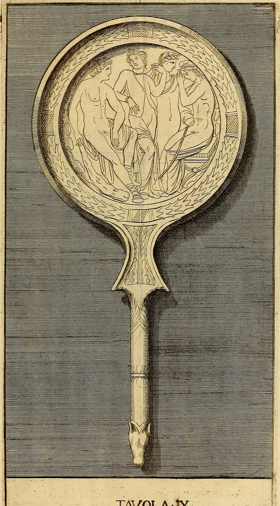 An illustration from Le pitture antiche delle grotte di Roma, e del sepolcro de' Nasonj : disegnate, & intagliate alla similitudine degli antichi originali, 1706, leaf 198