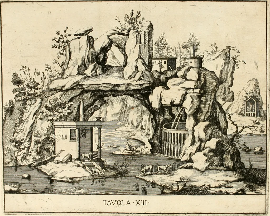 An illustration from Le pitture antiche delle grotte di Roma, e del sepolcro de' Nasonj : disegnate, & intagliate alla similitudine degli antichi originali, 1706, leaf 37