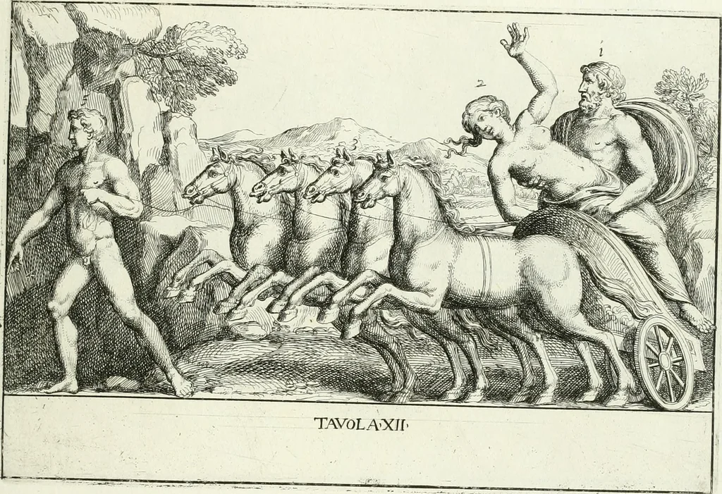 An illustration from Le pitture antiche del sepolcro de Nasonii nella Via Flaminia : disegnate, ed intagliate alla similitudine degli antichi originali, 1680, leaf 46