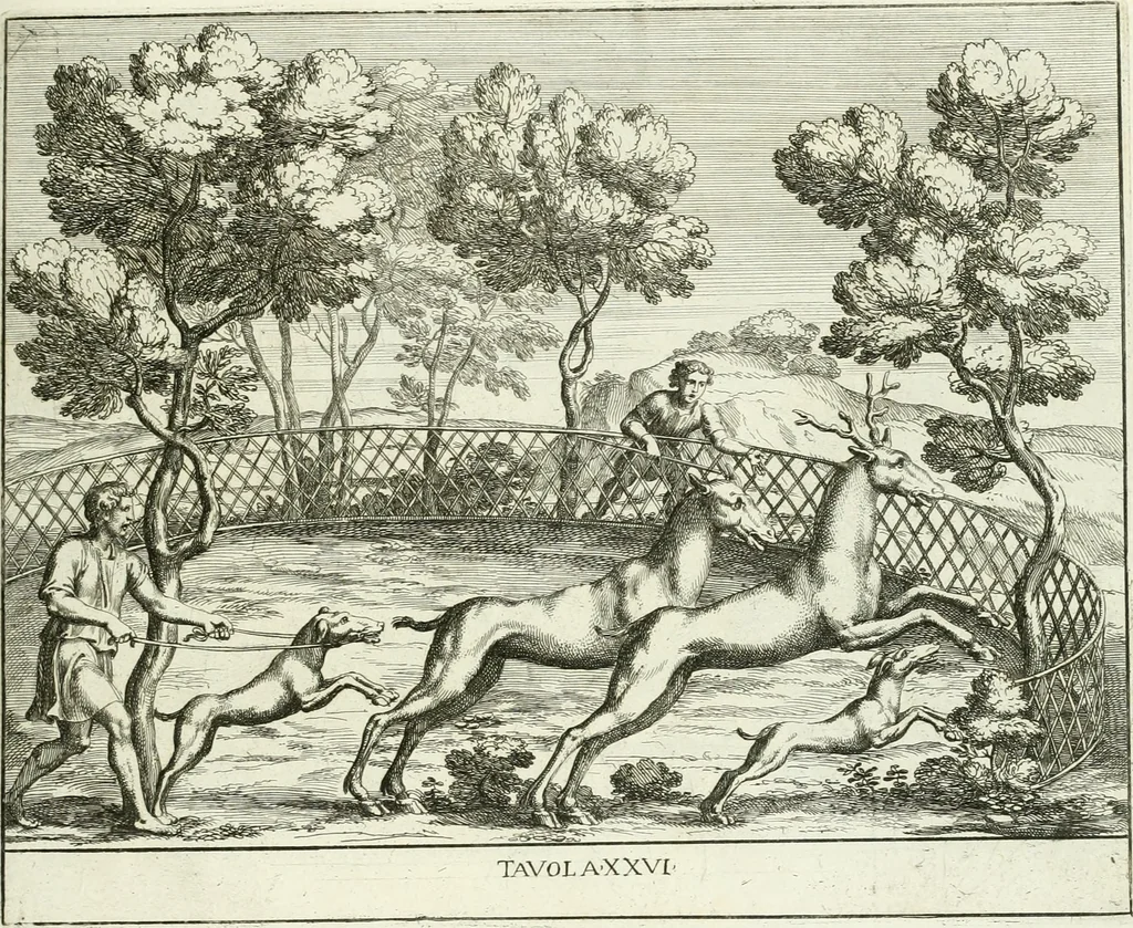 An illustration from Le pitture antiche del sepolcro de Nasonii nella Via Flaminia : disegnate, ed intagliate alla similitudine degli antichi originali, 1680, leaf 90