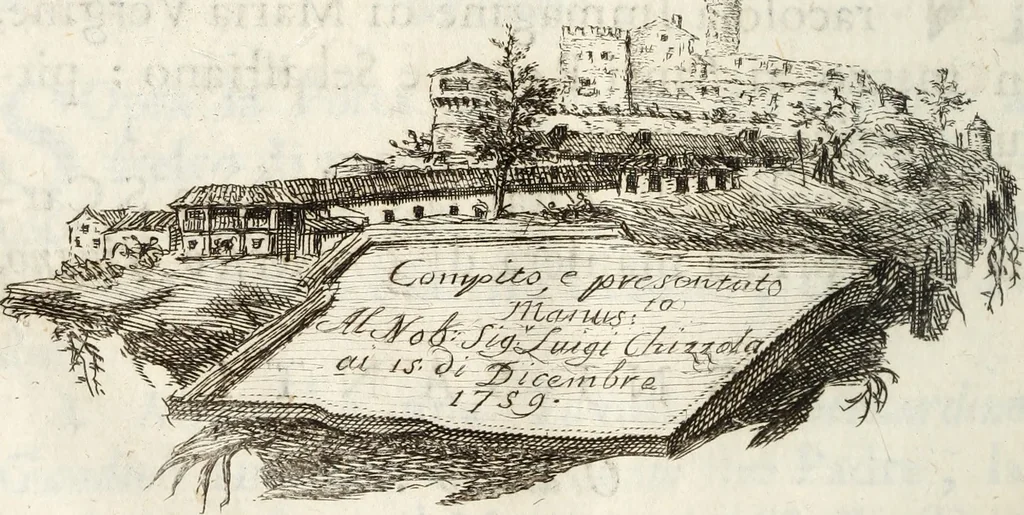 An illustration from Le pitture e sculture di Brescia che sono esposte al pubblico : con un'appendice di alcune private gallerie, 1760, leaf 171