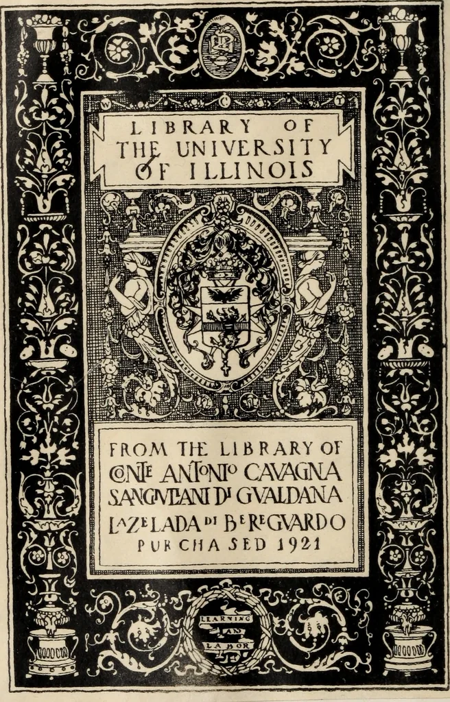 An illustration from Le pitture, e sculture di Modena, 1770, leaf 1
