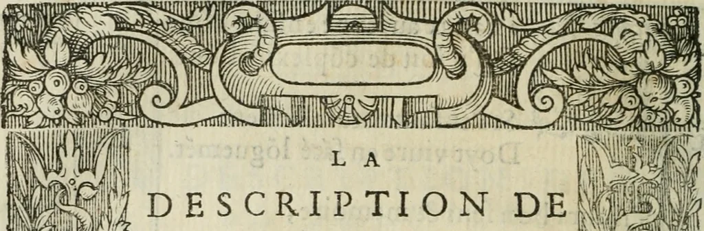An illustration from Le plaisant iev dv dodechedron de fortune, non moins recreatif, que subtil & ingenieux. Renouuellé & changé de sa premiere edition, 1560, leaf 23