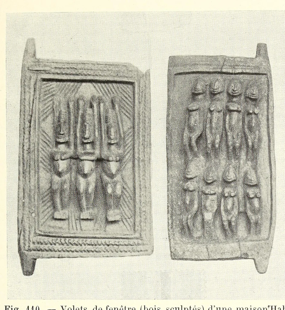 An illustration from Le plateau central Nigâerien: une mission archâeologique et ethnographique au Soudan franðcais, 1907, leaf 265