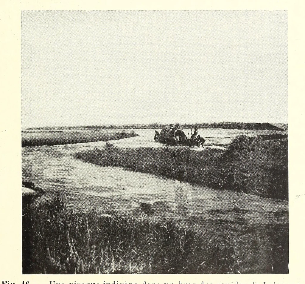An illustration from Le plateau central Nigâerien: une mission archâeologique et ethnographique au Soudan franðcais, 1907, leaf 35