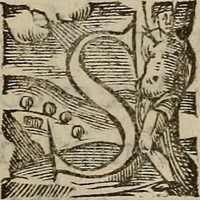 An illustration from Le povvoir et commission de monseignevr l'illustrissime & reuerendissime Cardinal Caietan, legat deputé par le s. siege apostolique au royaume de France. : En latin, & en françois, 1590, leaf 20