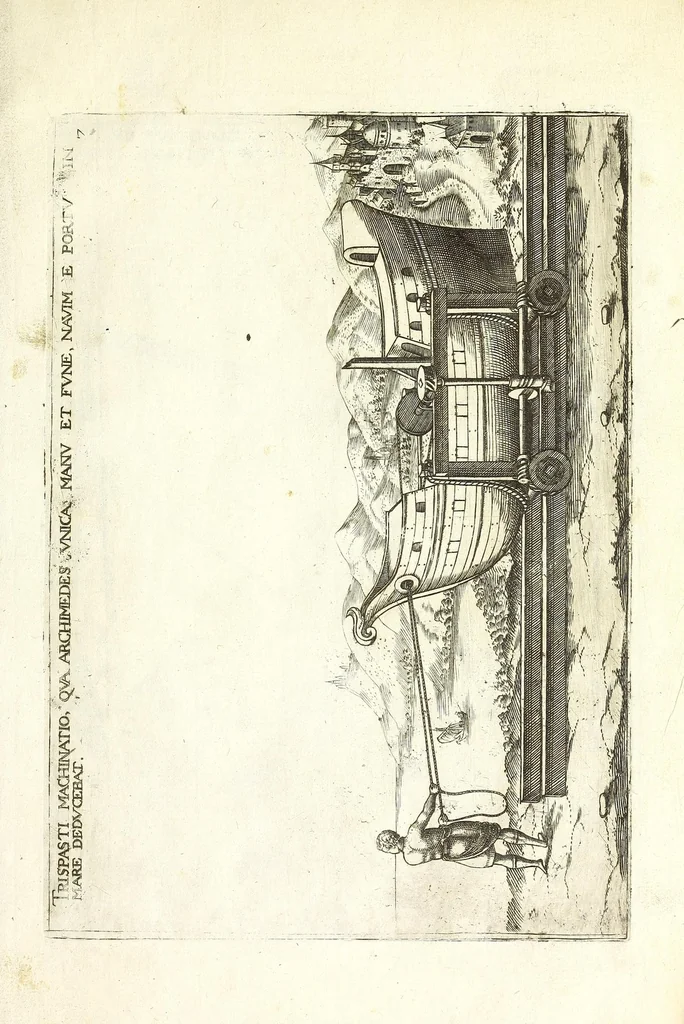 An illustration from Le premier livre des instruments mathematiques mechaniques, 1584, leaf 21