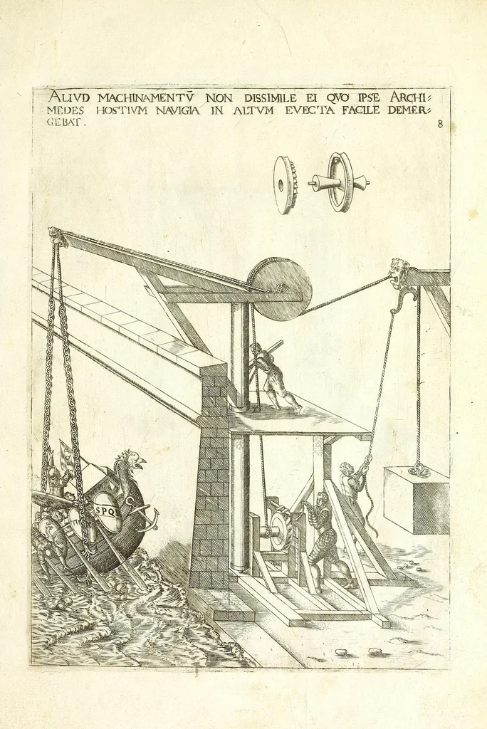An illustration from Le premier livre des instruments mathematiques mechaniques, 1584, leaf 23