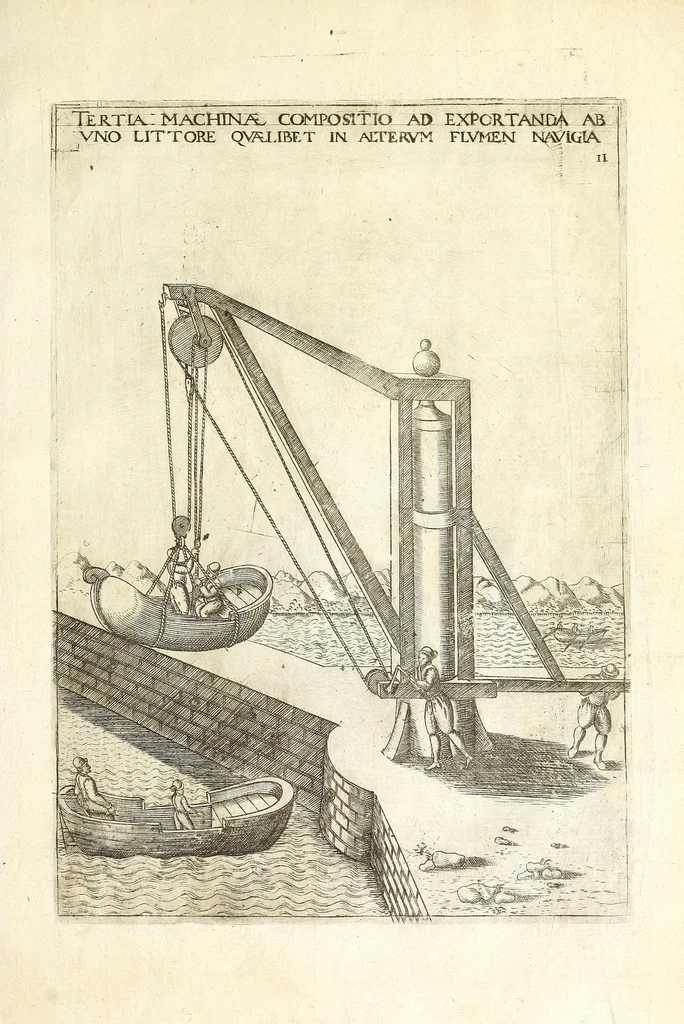 An illustration from Le premier livre des instruments mathematiques mechaniques, 1584, leaf 29