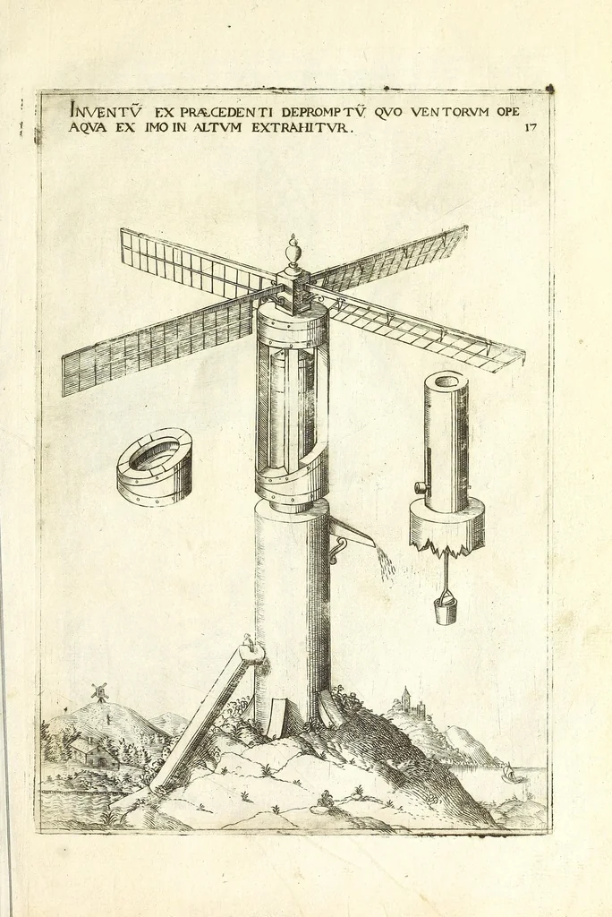 An illustration from Le premier livre des instruments mathematiques mechaniques, 1584, leaf 41