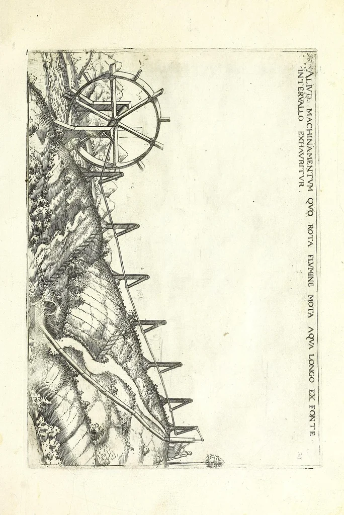 An illustration from Le premier livre des instruments mathematiques mechaniques, 1584, leaf 49