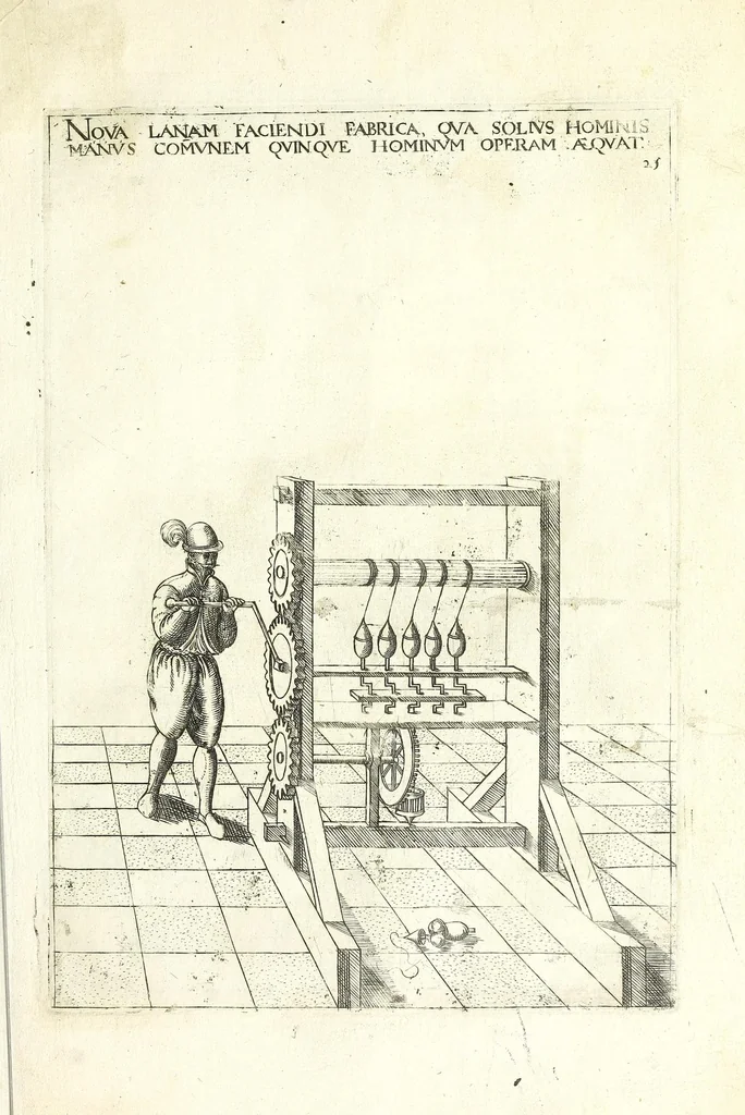 An illustration from Le premier livre des instruments mathematiques mechaniques, 1584, leaf 57