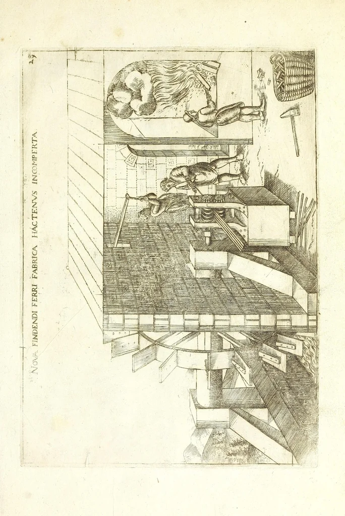 An illustration from Le premier livre des instruments mathematiques mechaniques, 1584, leaf 65