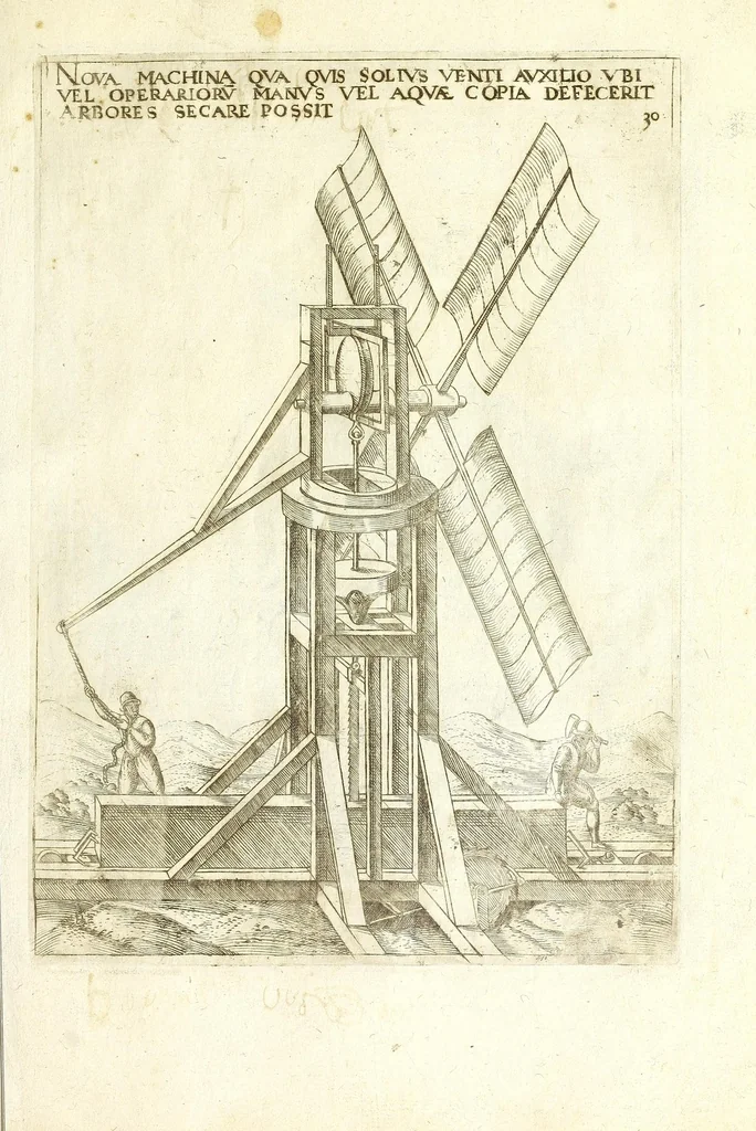 An illustration from Le premier livre des instruments mathematiques mechaniques, 1584, leaf 67
