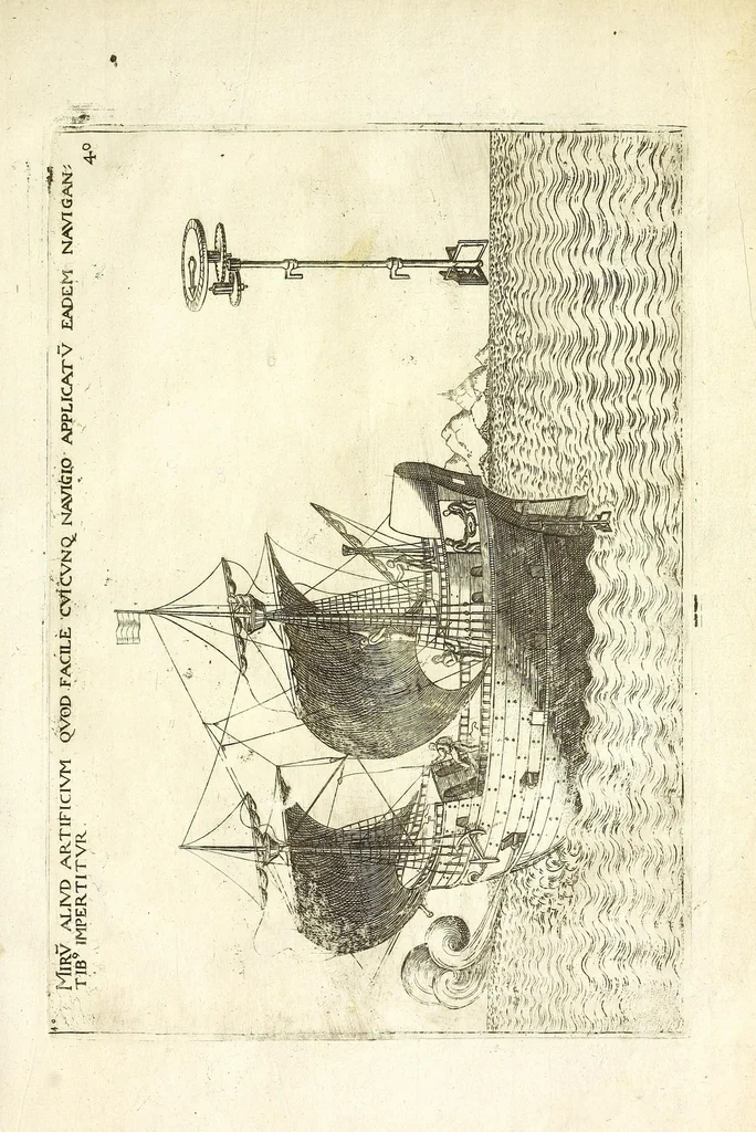 An illustration from Le premier livre des instruments mathematiques mechaniques, 1584, leaf 87