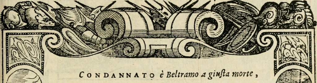An illustration from Le prime imprese del conte Orlando, 1572, leaf 102