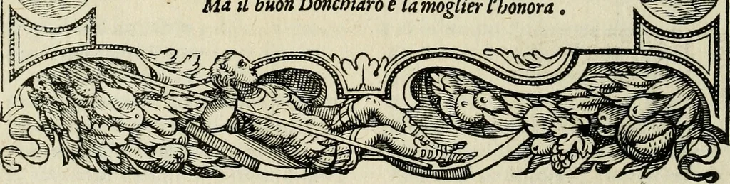 An illustration from Le prime imprese del conte Orlando, 1572, leaf 111